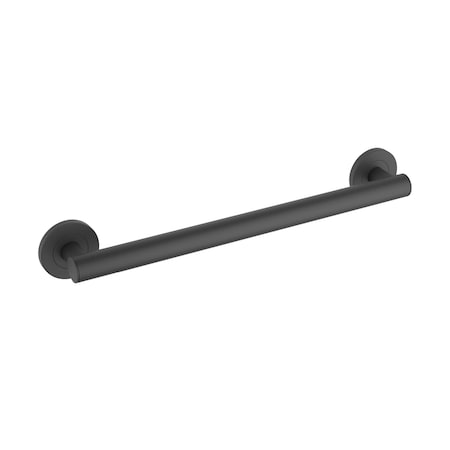 Kibi 18-Inch Stainless Steel Grab Bar - Matte Black KGB1118MB